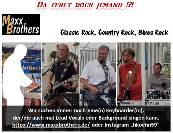Kleinanzeige Keyboarder/in mit Gesang gesucht - Bild 1