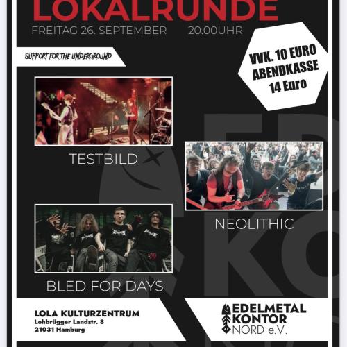 Kleinanzeige Metalnacht 26.09.2025 ab 20 Uhr im Lola Kulturzentrum- Sei dabei - Bild 1