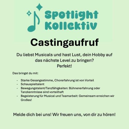 Kleinanzeige Casting für Münchner Musicalgruppe - Bild 1