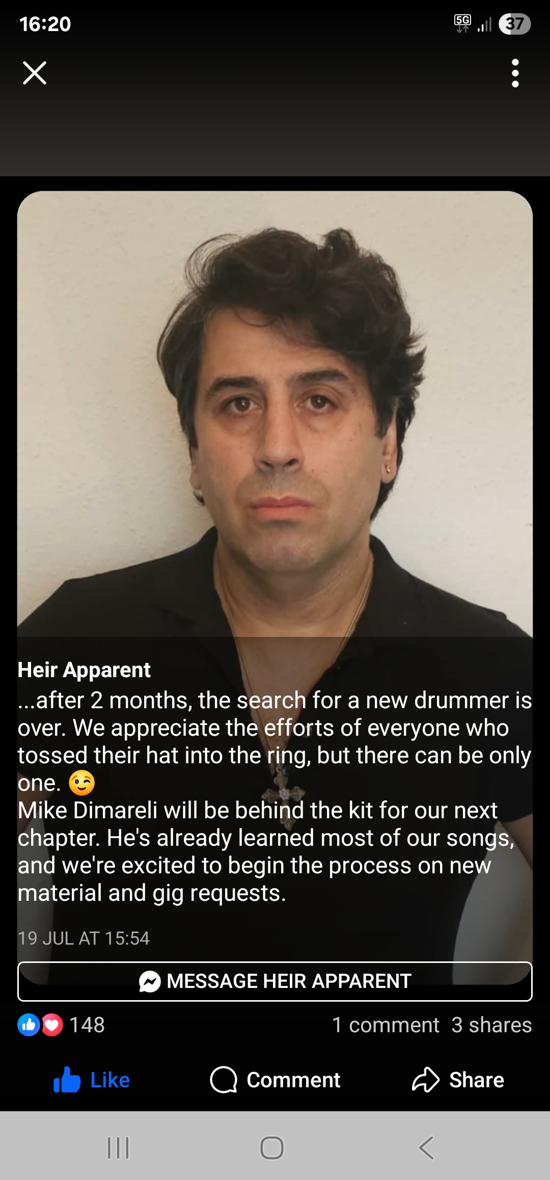 Kleinanzeige Guitarist&amp;sänger für ihre live event&amp;mehr - Bild 1