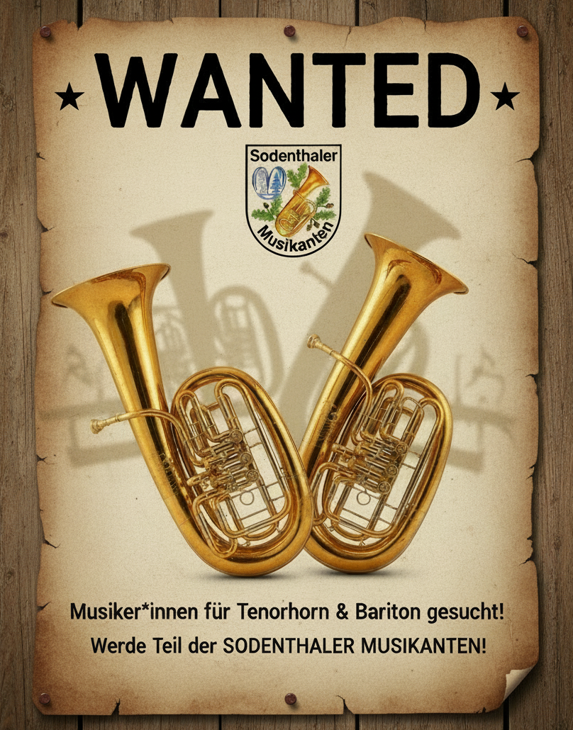 Kleinanzeige Musiker/innen für Tenorhorn und Bariton gesucht - Bild 1