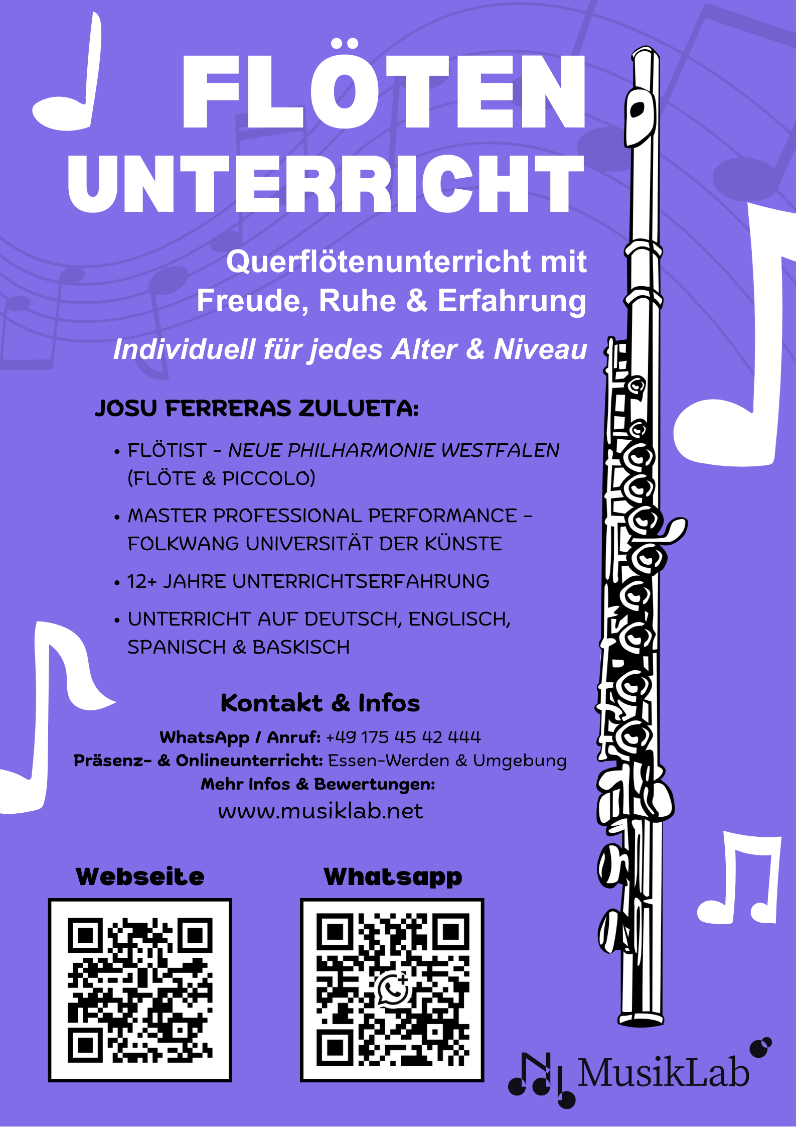 Musiklehrer Ferreras Zulueta, Josu - Bild 1