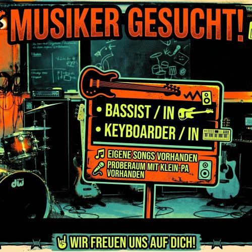 Kleinanzeige Bassist/in und Keyboarder/in gesucht -- Dinslaken  - Bild 1
