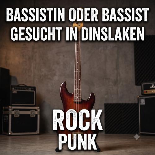 Kleinanzeige Bassist oder Bassistin gesucht -- Dinslaken  - Bild 1