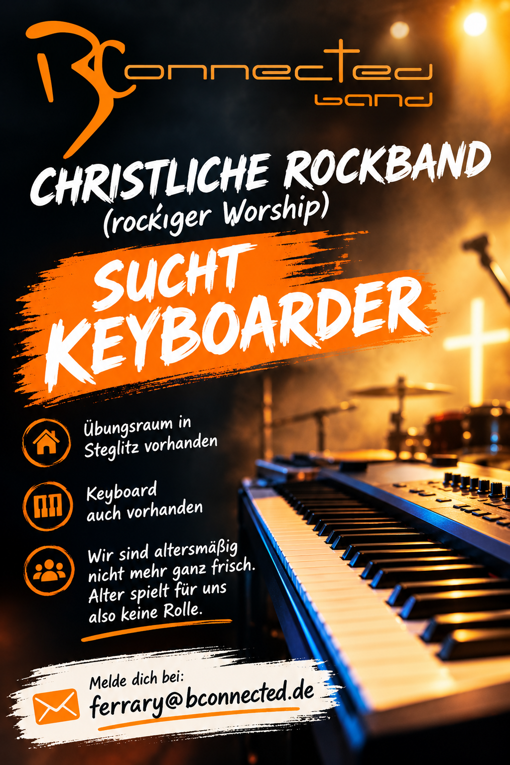 Kleinanzeige Christliche Poprockband sucht Keyboarder - Bild 1