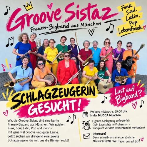Kleinanzeige SCHLAGZEUGERIN  - Bild 1