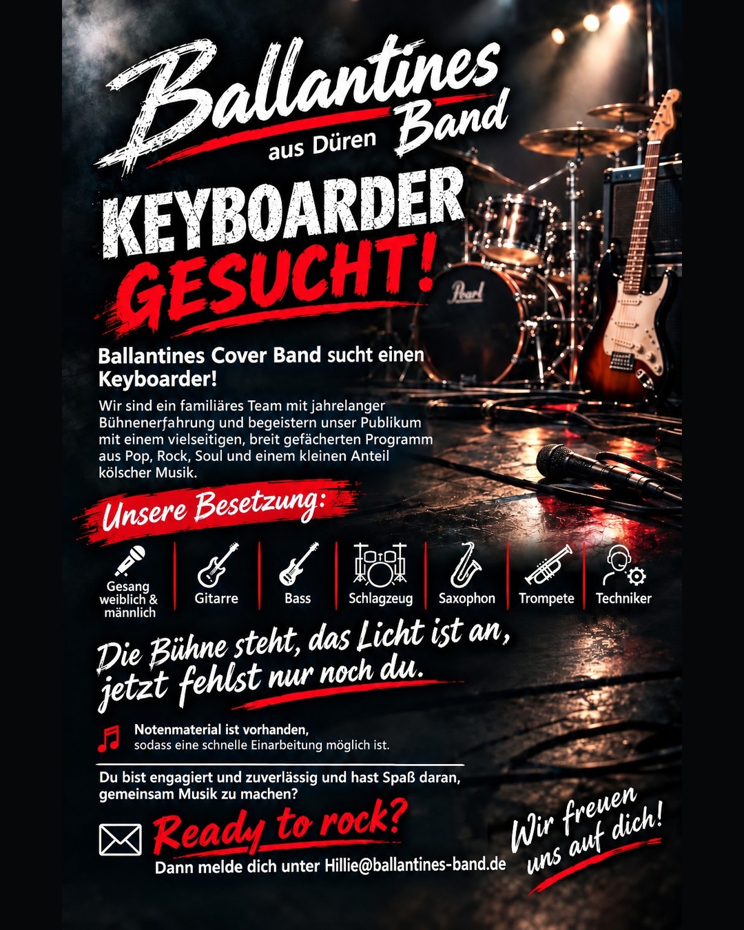 Kleinanzeige Keyboarder gesucht - Bild 1